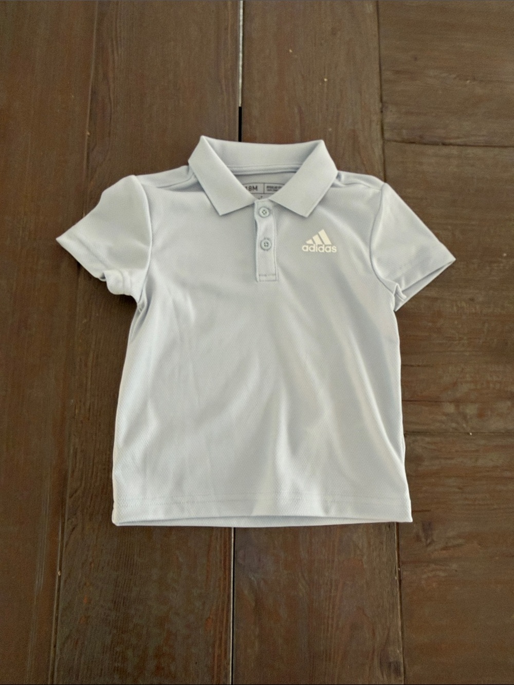adidas Kids Light Blue Polo Shirt